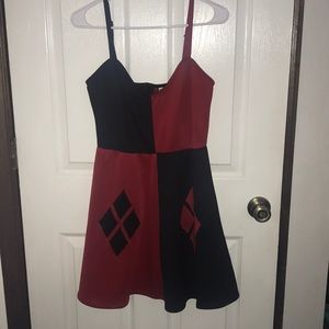 NWOT Harley Quinn Dress